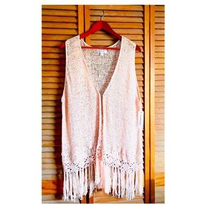 NWOT Roommate Woven Short-sleeved Cover Up